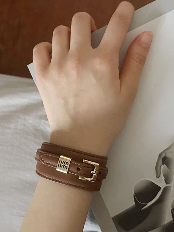 Buckle Geometric Bracelet Accessories