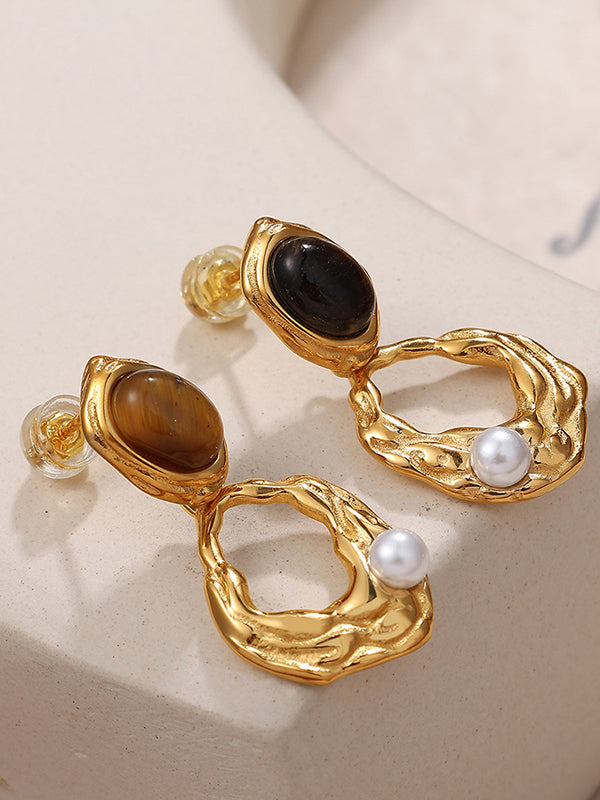 Geometric Drop Earrings