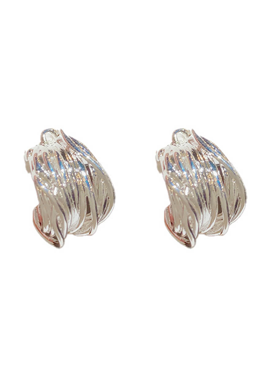 Geometric Solid Color Earrings Accessories