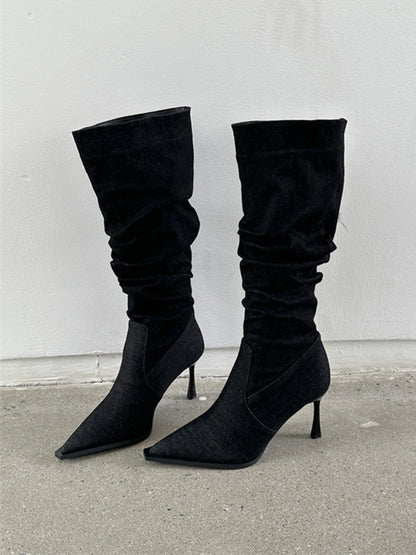 Stilettos Pointed-Toe Boots