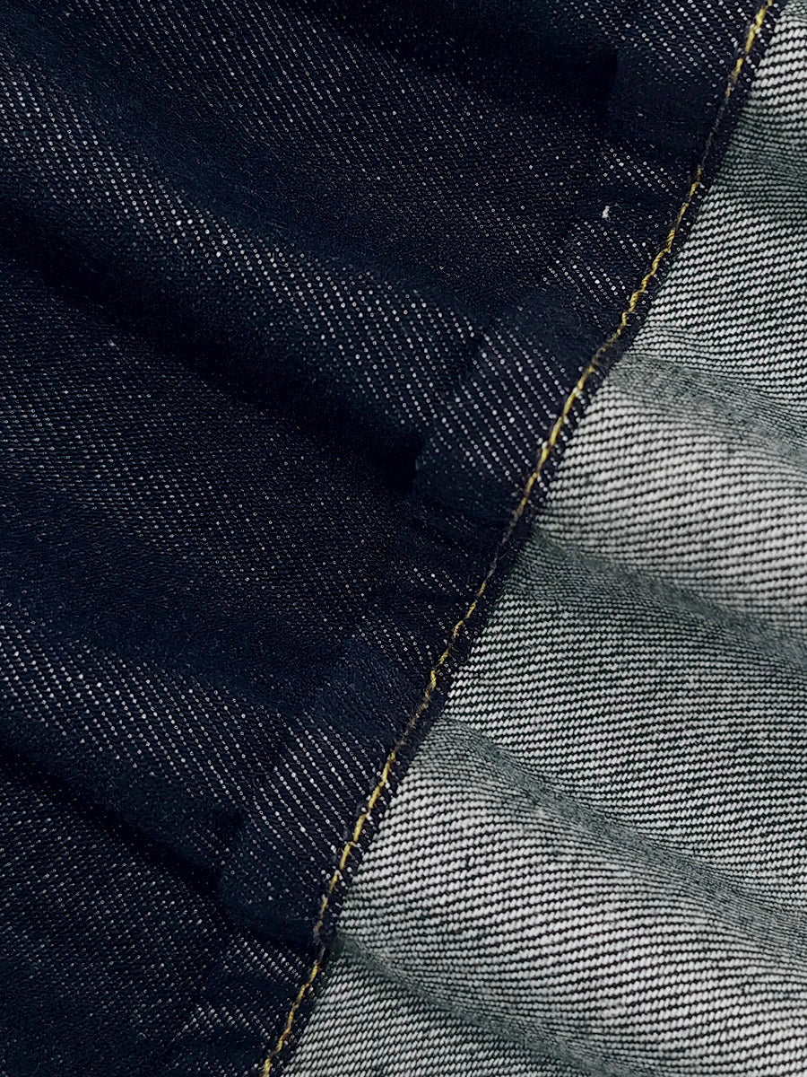 Loose Wide Leg Pleated Pockets Jean Pants Bottoms