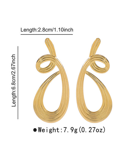 Geometric Drop Earrings