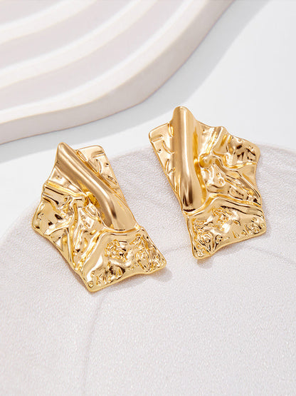 Normcore Geometric Drop Earrings