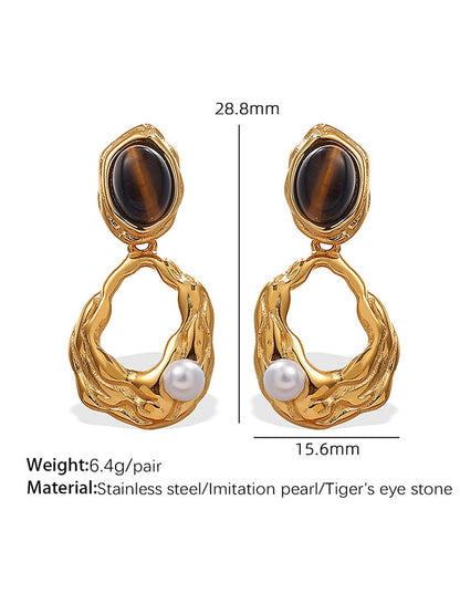 Geometric Drop Earrings