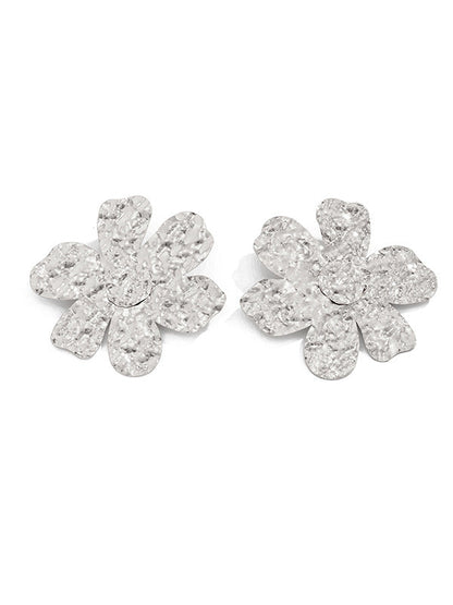 Irregularity Flower Shape Earrings Accessories