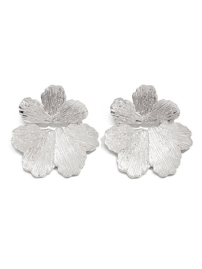 Irregularity Flower Shape Earrings Accessories