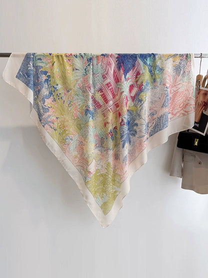 Flower Print Animal Printed Shawl&Scarf