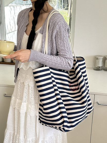 Split-Joint Striped Bags Handbags Shoulder Bags
