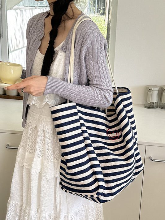 Split-Joint Striped Bags Handbags Shoulder Bags