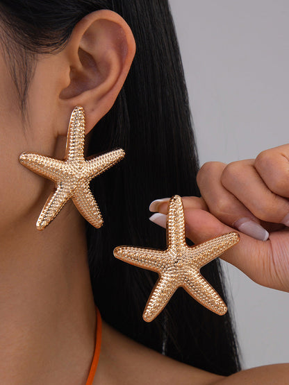 Trends Starfish Shape Earrings Accessories