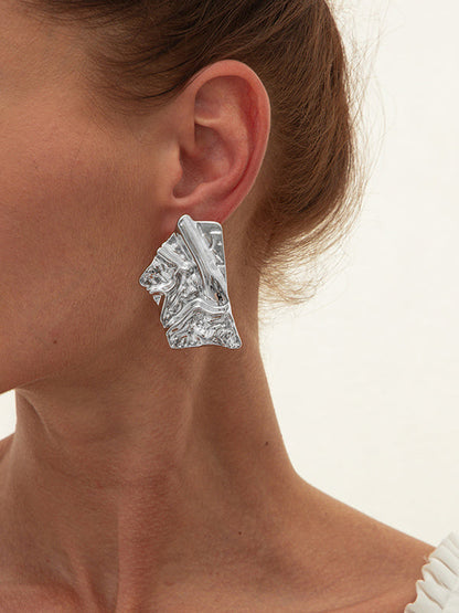 Normcore Geometric Drop Earrings