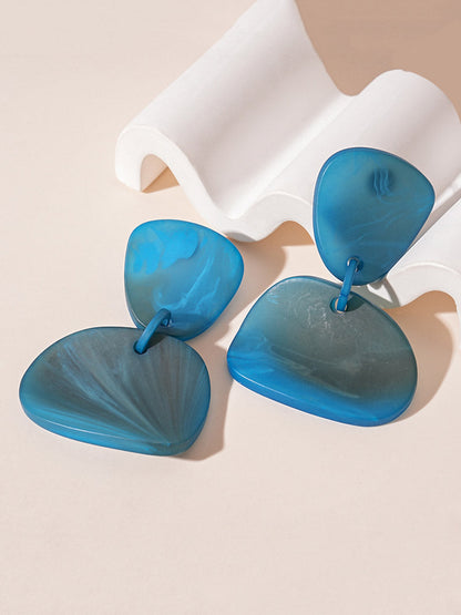 Irregular Clipping Geometric Earrings Accessories