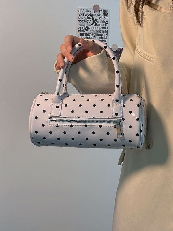 Geometric Polka Dot Split-Joint Zipper Bags Crossbody Bags Handbags