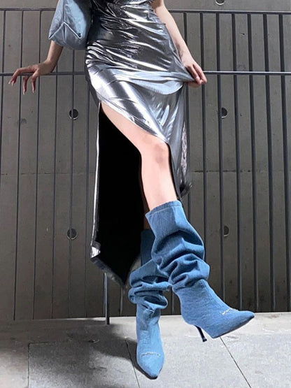 Stilettos Pointed-Toe Boots