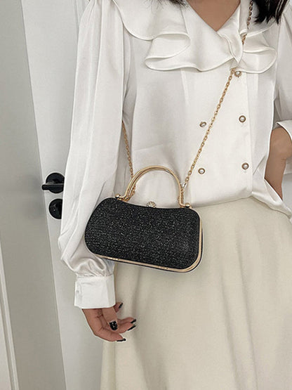 Chains Geometric Shiny Bags Crossbody Bags Handbags