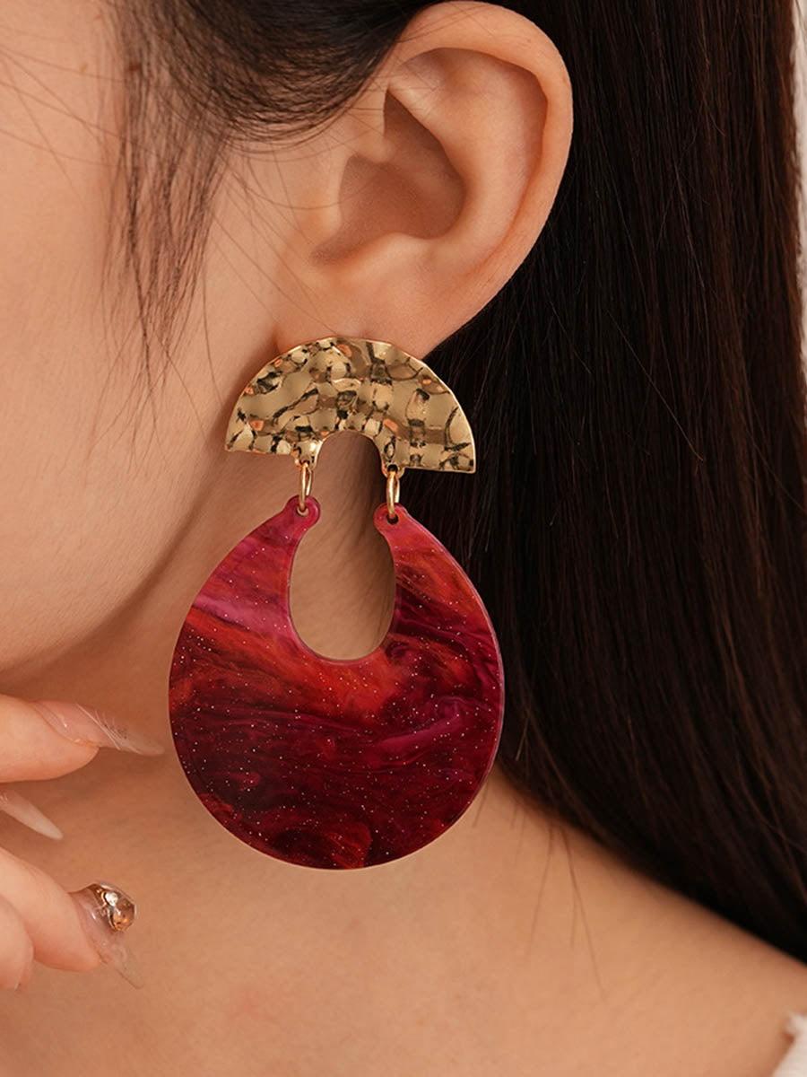 Geometric Drop Earrings