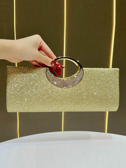 Chains Rhine Stones Sequined Evening Bags & Clutches Handbags
