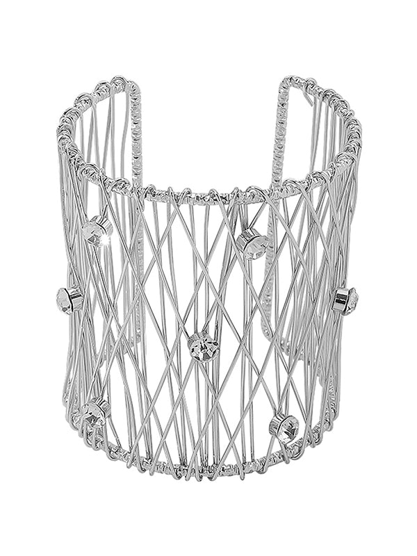 Geometric Rhine Stones Ringent Bracelet Accessories