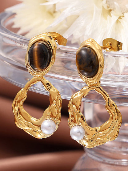 Geometric Drop Earrings