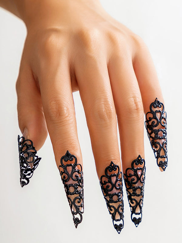 Geometric Hollow Nail Protectors