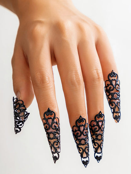 Geometric Hollow Nail Protectors