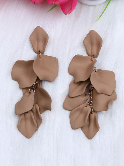 Chains Flower Shape Earrings Accessories