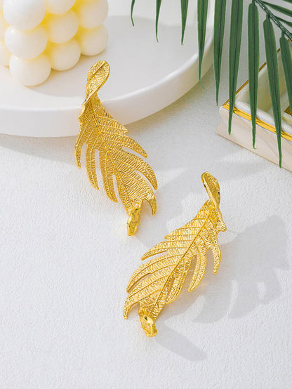 Leaves Shape Earrings Accessories