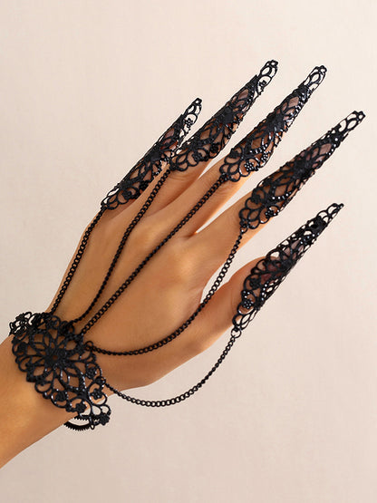 Chains Geometric Hollow Nail Protectors
