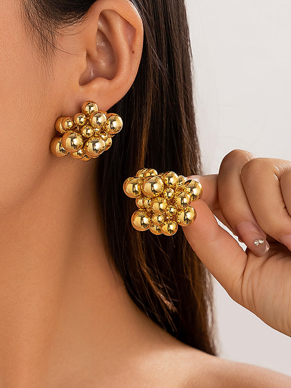 Geometric Drop Earrings