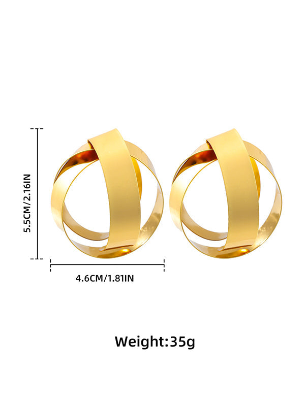 Geometric Drop Earrings