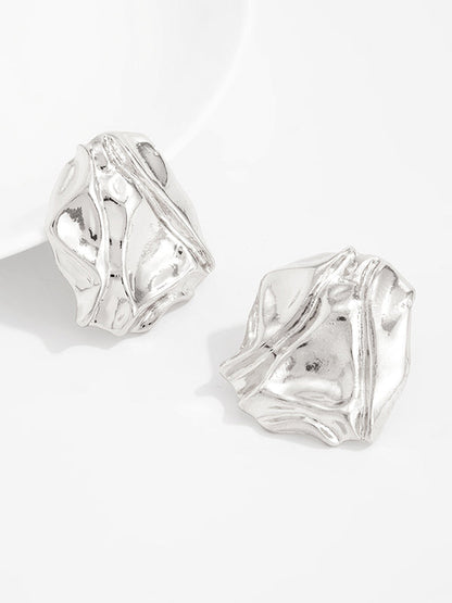 Irregularity Shiny Earrings Accessories