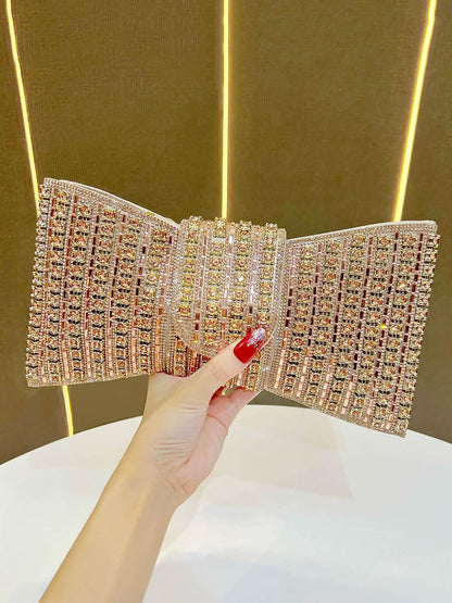 Chains Rhine Stones Evening Bags & Clutches Handbags