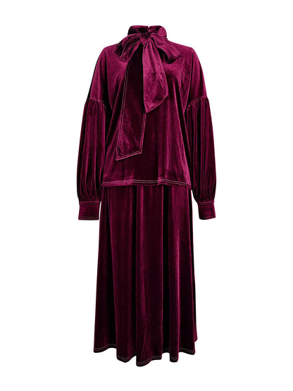 A-Line Loose Solid Color Skirts Bottoms