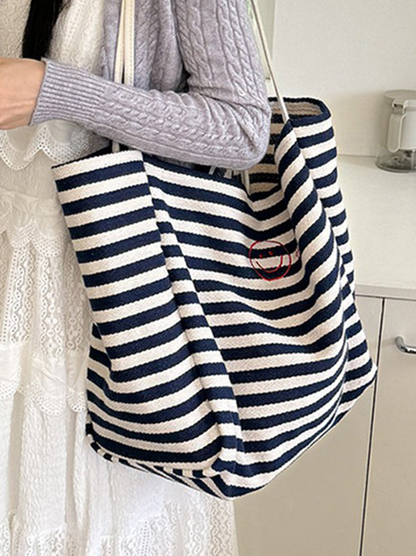 Split-Joint Striped Bags Handbags Shoulder Bags
