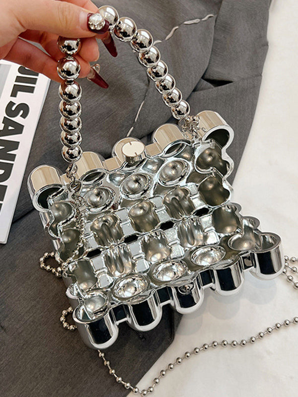 Beaded Geometric Shiny Bags Accessories Crossbody Bags Handbags