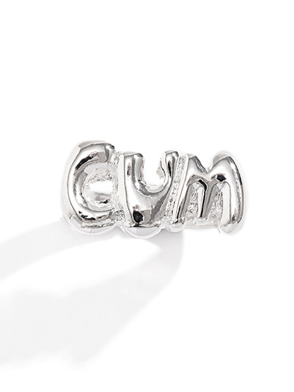 Normcore Adjustable Geometric Hollow Rings Accessories