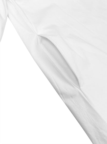 Half Sleeves Loose Pockets Solid Color Three-Dimensional Flower Off-The-Shoulder Mini Dresses