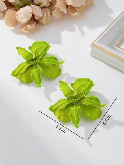 Flower Shape Earrings Accessories