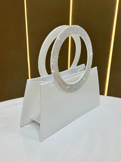 Chains Rhine Stones Split-Joint Evening Bags & Clutches Handbags