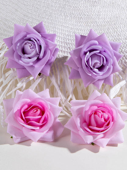 Flower Shape Drop Earrings