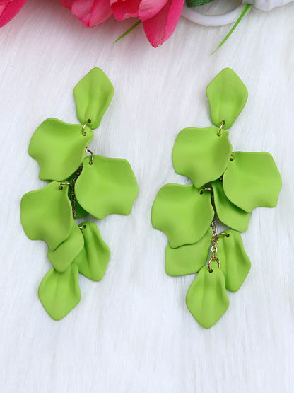 Chains Flower Shape Earrings Accessories