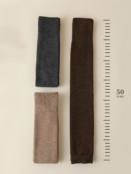 Casual Skinny Keep Warm Solid Color Leg Warmers Accessories