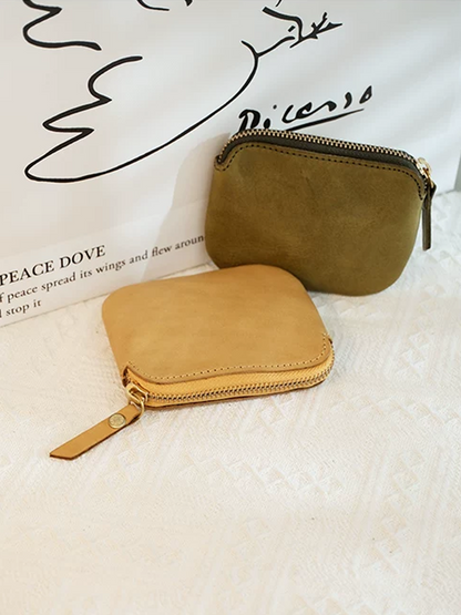 Leather Vintage Lipstick Pouch