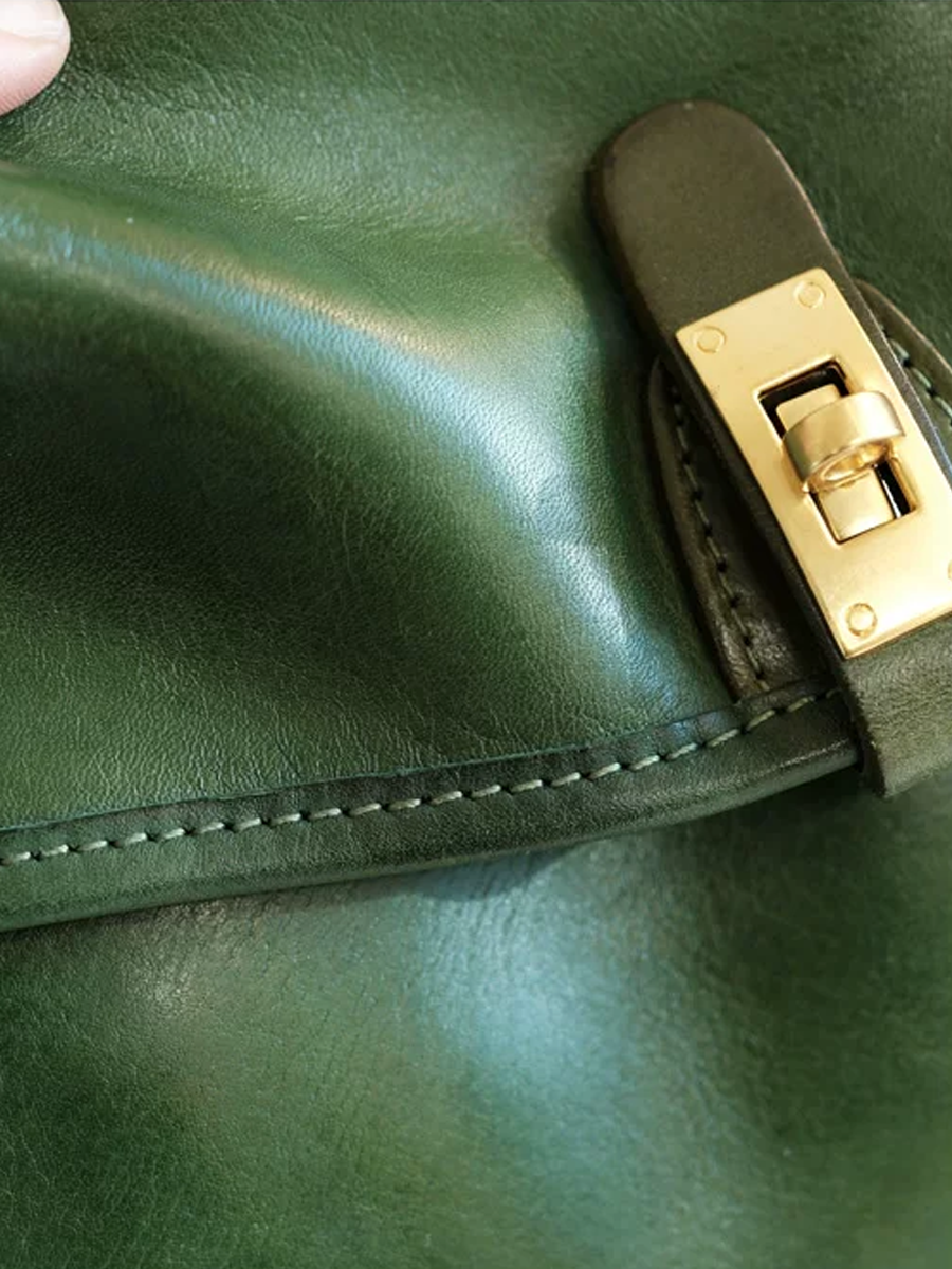 Vintage Soft Leather Messenger Bag