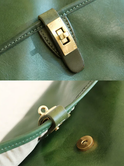 Vintage Soft Leather Messenger Bag