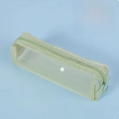 Transparent Polyester Pencil Case For Learning, Durable And Lightweight Stationery Organizer