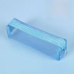 Transparent Polyester Pencil Case For Learning, Durable And Lightweight Stationery Organizer