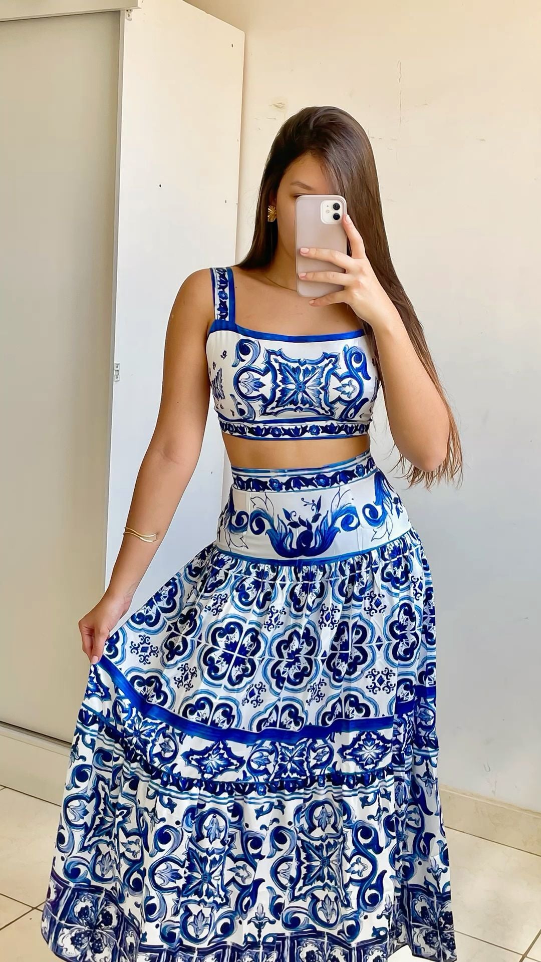 Daily Women's Vacation Printing Polyester Skirt Sets Skirt Sets
