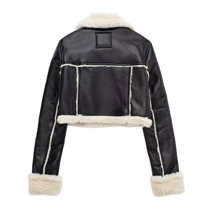 Women's Streetwear Solid Color Zipper Coat Casual Jacket