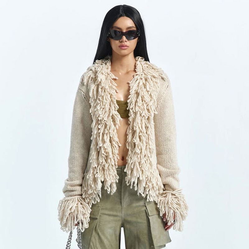 Women's Cardigan Long Sleeve Sweaters & Cardigans Simple Style Solid Color